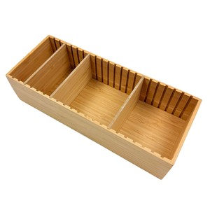 Bamboo Storage Box Rectangular Office Organizer No Lid Desktop Coffee Table <b>TV</b> <b>Stand</b> Living Room Decorative Storage - Product Image 1