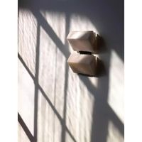 Applique Murale de Luxe en Alabâtre Noir et Laiton, Motif Marbre Naturel, Lumière Blanche Chaude, pour Salon, Chambre, Hôtel