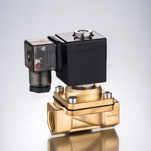 Retail Groothandel SLGPC Klep voor Water, Pilotgestuurd, Normaal Gesloten, Messing, Laagvermogen Spoel, <span class=keywords><strong>2</strong></span>-weg Solenoïde Klep PU225-03A-3/8 12VDC - Product Image 1