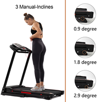 Caminadora Eléctrica Plegable de Alta Gama Hecha en China, Personalizable, 3.5HP, Pantalla LCD, Portátil, Silenciosa