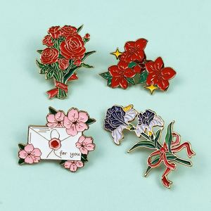 Cute <b>Retro</b> Rose Cartoon Animal Soft Enamel Lapel Pin Custom Metal Badge Brooch High Quality Wholesale Manufacture Gift Accessory - Product Image 1