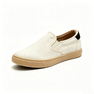 2026 New Summer Low-Top Casual Vulcanized Sneakers Custom Logo Fashion Loafer Footwear <strong>Men</strong> <strong>Canvas</strong> <strong>Slip</strong>-<strong>On</strong> <strong>Shoes</strong> - Product Image 6