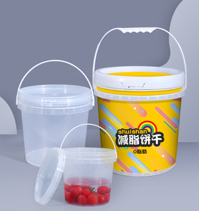 Cubetas de Plástico Transparente de 1 Litro para Agua, de Grado Alimenticio, con Tapa de Anillo, Ecológicas, Venta al Por Mayor - Product Image 5