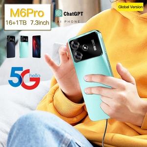 Teléfono inteligente M6 Pro original nuevo a <span class=keywords><strong>precio</strong></span> ultrabajo, versión global 5G, pantalla de <span class=keywords><strong>7</strong></span>.3 pulgadas, doble SIM, 108MP, para juegos, teléfono Android - Product Image 2