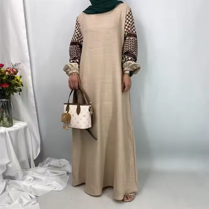 dress turkey muslim casual Casual Middle Eastern Turkish Muslim Women's Dress and Hat 6827 for Ramadan  Autumn Season Made of Polyester Palestine| Alibaba.com
