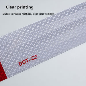 Nastro Riflettente DOT-C2 per Esterni Impermeabile 3 m 983D Rosso Bianco con Forte Adesivo per Segnalazione di Sicurezza - Product Image 3