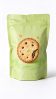 Sachets personnalisés refermables pour biscuits croustillants riches en protéines, idéaux pour les pauses quotidiennes et au bureau