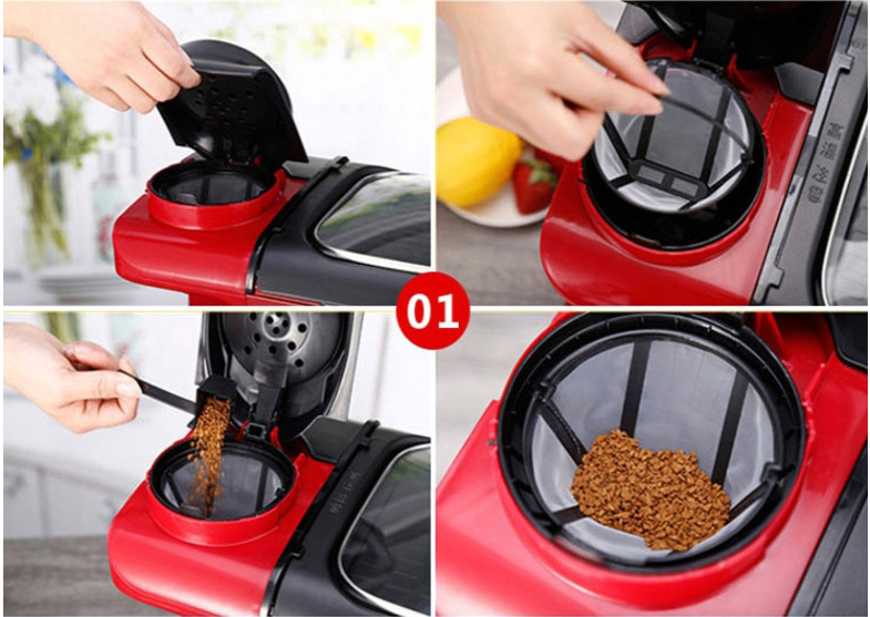 Kitchen Breakfast Oven 3 in 1 Electric Mini Oven for Baking Coffee Fried Eggs