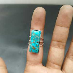 Boho Malachite Bague En Argent Sterling Vintage À La Main Pierres Précieuses Déclaration Unique Artisan Bijoux Pour Femmes - Product Image 4