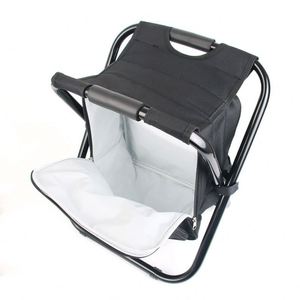 Custom Logo Multi Function Insulated <b>Cooler</b> Stool <b>Backpack</b> Portable Folding Seat for Outdoor Events - Product Image 2