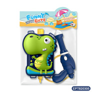 EP – jeu d'été en plein air, jouet en plastique, sac à dos en plastique, dinosaure, dessin animé, Animal mignon, pistolet à eau pour enfants, vente en gros