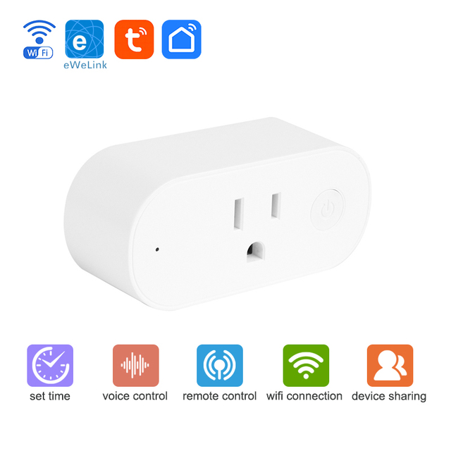 FY12 US Smart Plug Ewelink WiFi (10A/16A) - with Energy Monitor & Timer Switch for Household Use