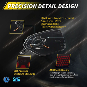 Nuevas Luces Reflectoras Traseras para <span class=keywords><strong>Subaru</strong></span> XV 2018-2023 <span class=keywords><strong>Outback</strong></span> 2015-2020, Reflector Trasero con Señal de Giro Dinámica, Luces de Freno y Niebla - Product Image 6