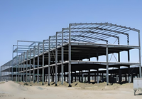 Entrepôt préfabriqué moderne en structure acier Ruixing, atelier, garage, maison préfabriquée avec une durée de vie de 70 ans
