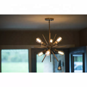 Simig illuminazione lampada Moderna lampada a sospensione in stile loft Simig 6-Luce Sputnik <span class=keywords><strong>Sfera</strong></span> Lampadario per hotel di illuminazione - Product Image 4