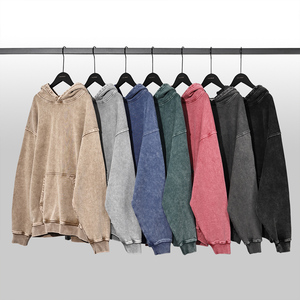 เสื้อฮู้ดดี้พรีเมียมสุดนุ่มสบาย สไตล์วินเทจสั่งทำพิเศษ เนื้อผ้าหนานุ่ม ระบายอากาศได้ดี ล้างสีแบบแอซิดวอช สำหรับผู้ชาย - Product Image 2