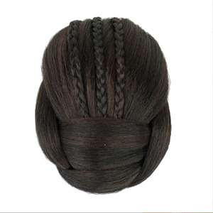 Chignons synthétiques en forme <span class=keywords><strong>de</strong></span> beignets pour femmes et filles, avec élastiques pour <span class=keywords><strong>chignon</strong></span> et <span class=keywords><strong>queue</strong></span> <span class=keywords><strong>de</strong></span> <span class=keywords><strong>cheval</strong></span> - Product Image 3