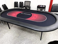 Table de poker pliante à LED, table élégante et pliable avec assurance qualité, prix d'usine uniquement