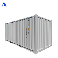 Atelier mobile portable en conteneur maritime de 20 pieds avec étagère, banc et éclairage