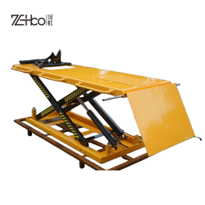 Elevador de tijera neumático Popular ZeHoo, elevador hidráulico de 800kg para motocicletas, adecuado para elevación de automóviles a la venta - Product Image 3