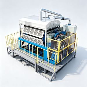 Macchina Compatta per lo Stampaggio della Polpa per la Produzione di Vassoi per Uova e Vassoi per Semenzai - Product Image 4