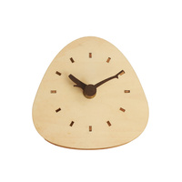 Horloge de table en bois au design moderne et créatif pour bureau à domicile, idéale comme cadeau