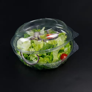 Récipient à <span class=keywords><strong>salade</strong></span> tout-en-un Blister Box Bol à <span class=keywords><strong>salade</strong></span> en <span class=keywords><strong>plastique</strong></span> PET RPET avec couvercle pour restaurant Bols à <span class=keywords><strong>salade</strong></span> jetables à emporter - Product Image 6