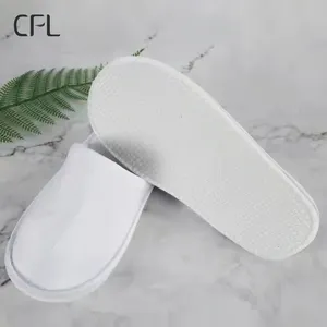CFL Hospitality Supplies Wholesale Hotel Logo Personalized Cheap Disposable SPA Slippers For Guests Female
