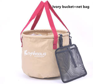 Seau d'eau pliable en PVC léger avec logo personnalisé imprimé pour les voyages, le camping, la plage, le stockage en extérieur 10L/20L/28L 2025 - Product Image 4