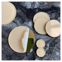 Cirkel Spiegel Acryl Schijf Goud Acryl Sleutelhanger Blanks Klant Acryl Ornament Blanks