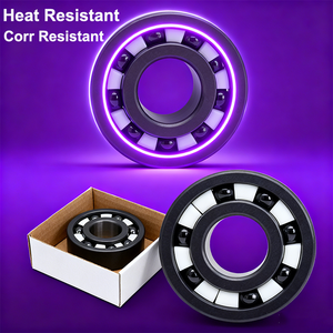 High Quality Si3N4 Full Ceramic <strong>Ball</strong> <strong>Bearing</strong> Zirconia Oxide Corrosion Resistant Non <strong>Magnetic</strong> ABEC-7 Resistant High Temperatures - Product Image 1