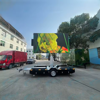 Écran LED personnalisé pour publicité mobile extérieur Écran LED polychrome pour camion Écran LED pour remorque pour la publicité et les road shows