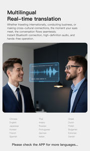 Gafas de Sol con IA para Traducción, Grabación de <span class=keywords><strong>Audio</strong></span>, Traducción en Tiempo Real, para Viajes de Negocios, Actividades al Aire Libre, Fotocromáticas - Product Image 6