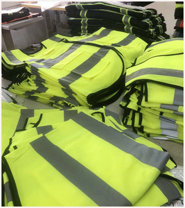 Hi Viz Construction Reflect Jacket Strap Safety <strong>Vest</strong> Turn Signal Reflective Safety <strong>Vest</strong> Custom Logo - Product Image 4