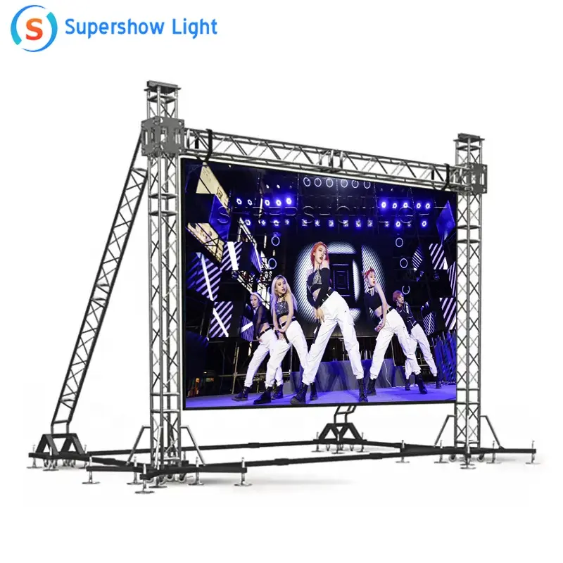 P2.5 P3 3.9mm giant stage background led video wall indoor outdoor 4k full waterproof rental led display screen led video wall