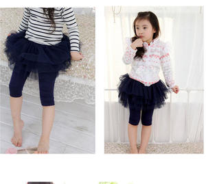 Vente en gros en ligne d'été : Mini-jupe décontractée tendance pour enfants et filles, style gâteau, provenant de Chine - Product Image 3