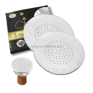 صفيحة مستديرة على مدار العام مع ثقب أو رقائق ألمنيوم من سبيكة نقية مطبوعة من أجل استخدام الأرجيلة والغذاء - Product Image 1