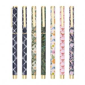 Stylo bille à roulement en métal avec motif, impression couleur personnalisée, transfert thermique DIY, impression de logo sur bille de Noël - Product Image 2