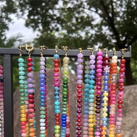 Collar de Piedras Preciosas con Cuentas, de Acero Inoxidable, Hecho a Mano, para Mujer, Ideal para Vacaciones de Verano en la Playa, Venta al Por Mayor