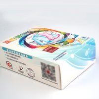 Boîtes d'emballage en carton personnalisées avec logo pour lessive en poudre, fabricant en gros