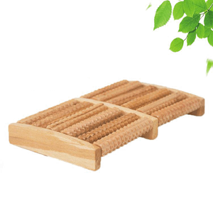 Massage des pieds au rouleau en bois personnalisé outils de massage de thérapie en bois naturel massage corporel en bois vente en gros - Product Image 2