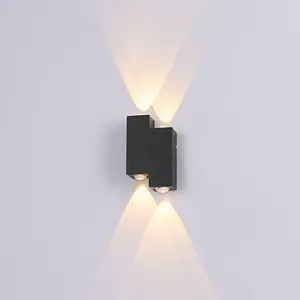 Lampada da parete per esterno moderna Up-down impermeabile illuminazione domestica a risparmio energetico De Wall