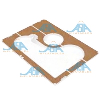Île flottante gonflable pour adultes |   Radeau géant pour 4 personnes, plateforme flottante en PVC robuste pour piscine, lac et plage