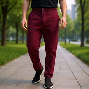 Pantalones deportivos de estilo chino para hombre Tms, 100% algodón, tela unida, multibolsillos, peso medio, pantalones de otoño, antiestáticos, transpirables - Product Image 2