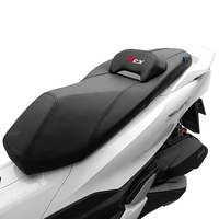 Siège de moto en cuir rétro PCX160 pour conducteur avant et arrière, imperméable, mousse haute densité, ergonomique