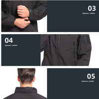 Drop Ship Stand Collar Winter Fleece Jacket Men Softshell Tactical Waterproof Camouflage Coat Soft Clothing Multicam Windbreaker