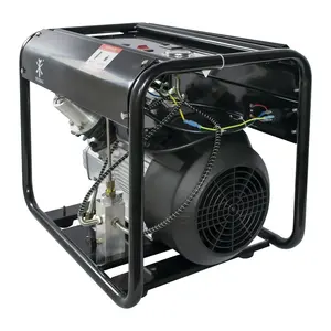 TUXING puissant arrêt manuel Double cylindre 300bar 4500psi ventilateur refroidi à l'eau 110V 220V plongée sous-marine Paintball PCP compresseur d'air