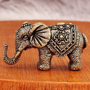 Exquisite Handcrafted Metal Elephant Figurine - Perfect Home Decor & Collectible Item - Product Image 3