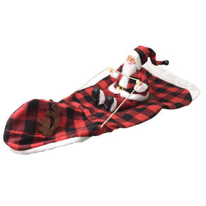 Fantasia Moderna e Fofa de Papai Noel Montando em Veado para Cães, Roupas de Natal Ecológicas para Animais de Estimação no Inverno - Product Image 6