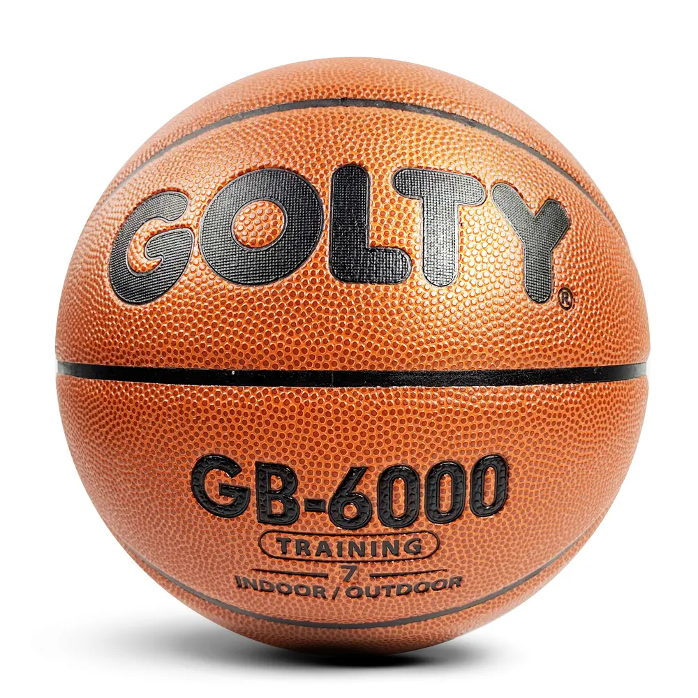 Logo Desain Pabrikan Kualitas Terbaik Basket Kulit Karet Komposit Ukuran Resmi Dalam Ruangan Luar